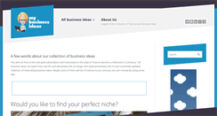 Desktop Screenshot of mybusinessideas.info